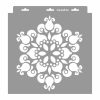 Articsóka stencil - 3D - 31x35 cm közepes