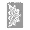 Artichoke 3D stencil - 38x60 cm 01
