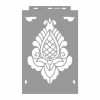 Artichoke painting stencil - 38x60 cm 02