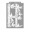 Bambusz stencil - Festő - 38x60 cm maxi