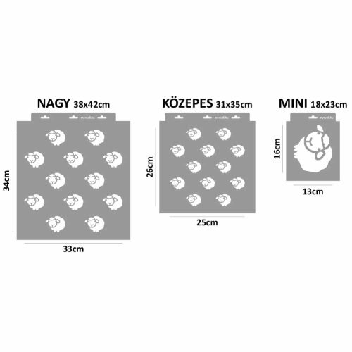 Barik stencil - Festő - 18x23 cm mini