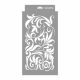 Baroque tendrils 3D stencil - 18x35 cm