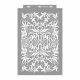 Baroque tendrils 3D stencil - 38x60 cm 02