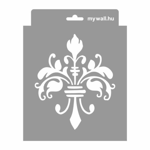 Baroque 01 painting stencil - 18x23 cm