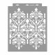Baroque 01 painting stencil - 38x42 cm