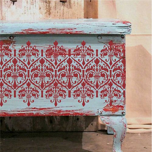 Baroque 01 painting stencil - 38x42 cm