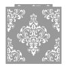 Barokk 03 stencil - Festő - 59x63 cm extra