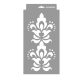 Baroque 03 painting stencil - 18x35 cm