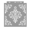 Barokk 03 stencil - Festő - 38x42 cm nagy