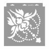 Baroque 04 painting stencil - 31x35 cm 01