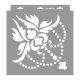 Baroque 04 painting stencil - 31x35 cm 01