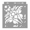 Baroque 04 painting stencil - 31x35 cm 02