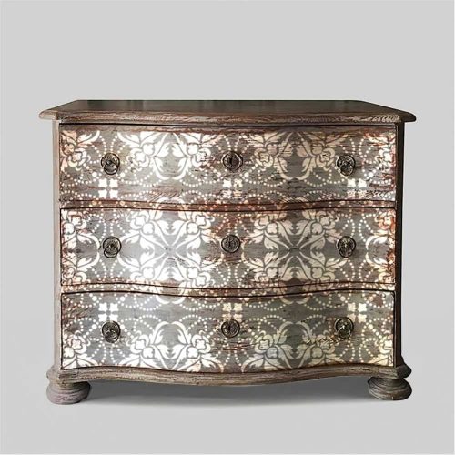 Baroque 04 3D stencil - 31x35 cm 02