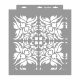 Baroque 04 painting stencil - 38x42 cm 03