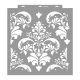 Barokk 06 stencil - Festő - 59x63 cm extra