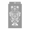 Barokk 05 stencil - Festő - 18x35 cm kicsi