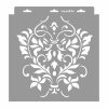 Barokk 05 stencil - 3D - 31x35 cm közepes