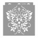 Barokk 05 stencil - Festő - 31x35 cm közepes