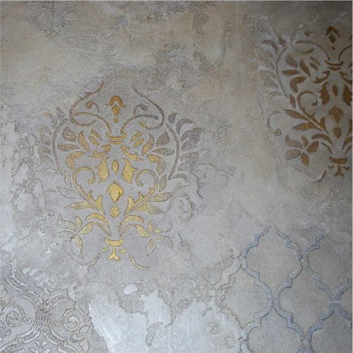 Baroque 05 painting stencil - 31x35 cm