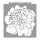 Peony painting stencil - 59x63 cm 03