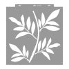 Peony painting stencil - 59x63 cm 04