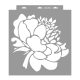 Peony painting stencil - 38x42 cm 02
