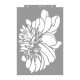 Peony painting stencil - 59x89 cm 01