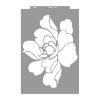 Peony painting stencil - 59x89 cm 02