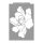Peony painting stencil - 59x89 cm 02