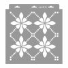 Bellis 02 stencil - Festő - 31x35 cm közepes