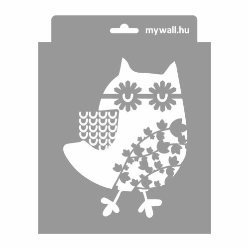 Bagolymese stencil - Festő - 18x23 cm mini