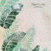 Banana leaves painting stencil - 31x35 cm