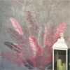 Banana leaves painting stencil - 31x35 cm