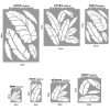 Banana leaves painting stencil - 38x42 cm