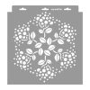 Bodza stencil - Festő - 28x29 cm tortatál
