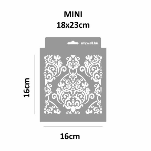 Budoire stencil - Festő - 18x23 cm mini