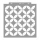 Casablanca painting stencil - 59x63 cm