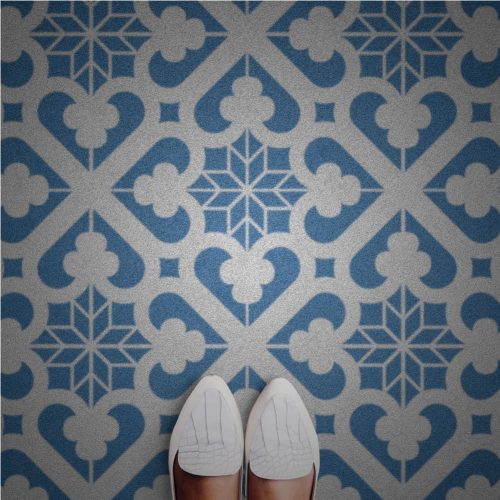 Cement tiles 01 painting stencil - 59x63 cm