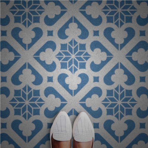 Cement tiles 01 painting stencil - 59x63 cm