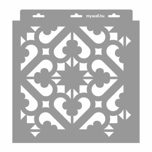 Cementlap 01 stencil - Festő - 31x35 cm közepes