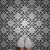 Cement tiles 01 painting stencil - 31x35 cm