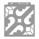 Cement tiles 01 painting stencil - 38x42 cm 01