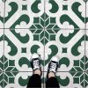 Cement tiles 01 painting stencil - 38x42 cm 01