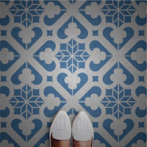 Cementlap 01 stencil - Festő - 38x42 cm nagy 1