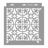 Cementlap 02 stencil - Festő - 31x35 cm közepes