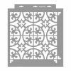 Cementlap 02 stencil - 3D - 38x42 cm nagy