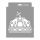 Hungarian coat of arms 3D stencil - 18x23 cm