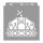 Hungarian coat of arms painting stencil - 31x35 cm