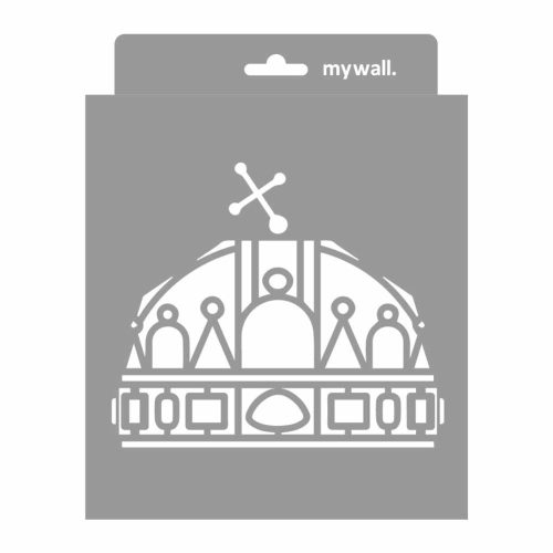 Címer stencil - Festő - 18x23 cm mini