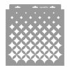 Csillogás stencil - Festő - 31x35 cm közepes